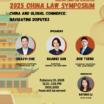 China Law Symposium navigating disputes poster