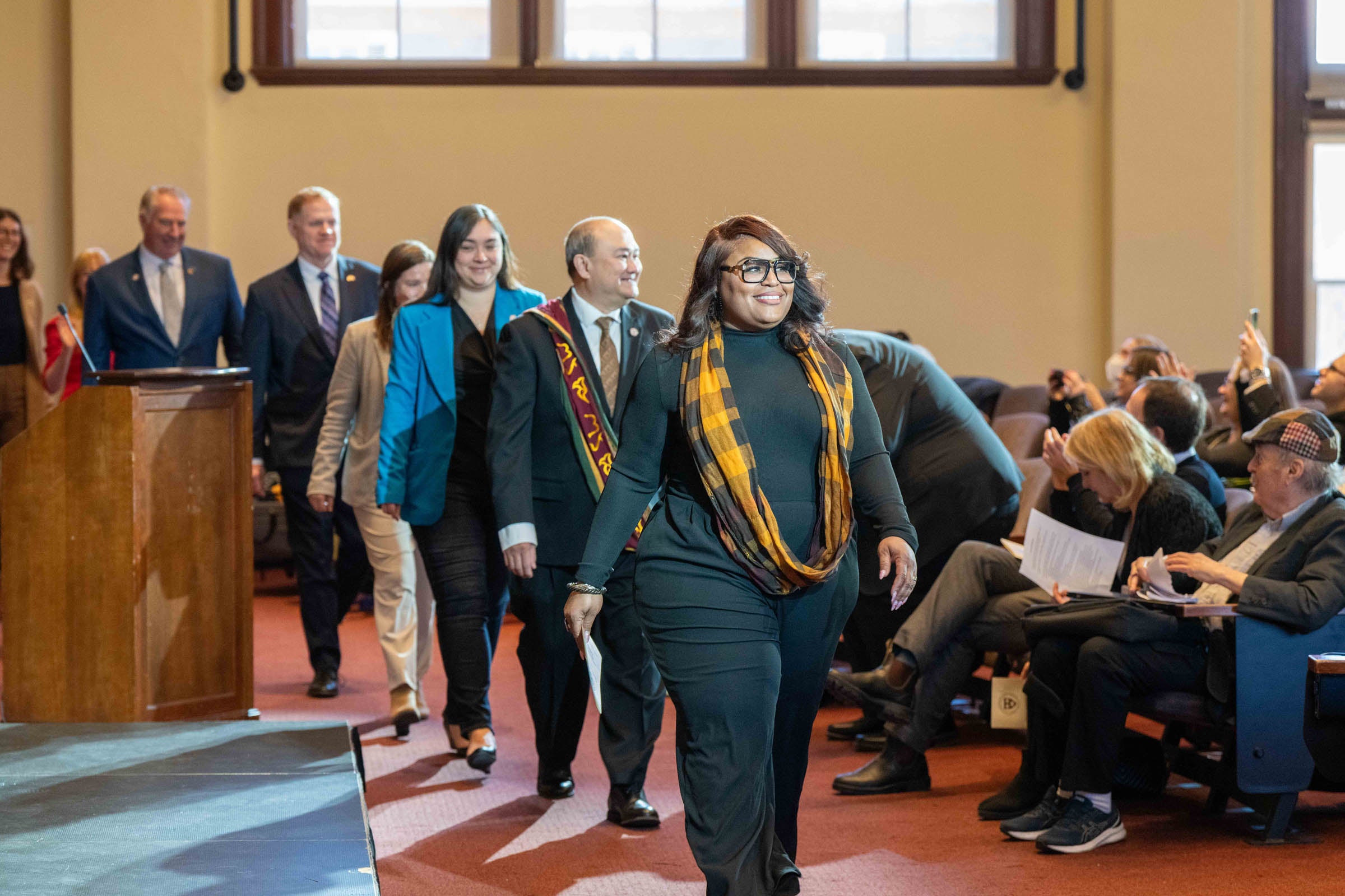 HTUP graduates processing.