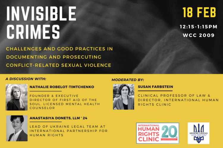 Image thumbnail for Invisible Crimes: Challenges and Good Practices in Documenting and Prosecuting Conflict-Related Sexual Violence