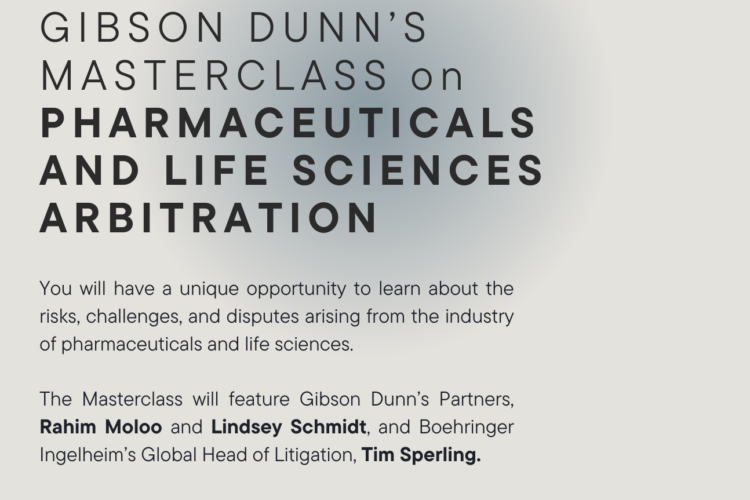 Image thumbnail for HIALSA x Gibson Dunn’s Masterclass on Pharmaceuticals and Life Sciences Arbitration