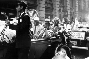 Labor leaders in the 1939 Labor Day Parade in New York City.