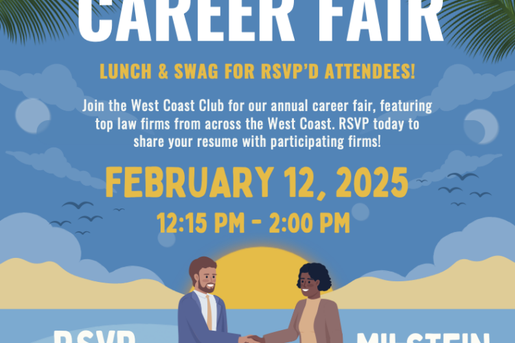 West Coast Career Fair flyer