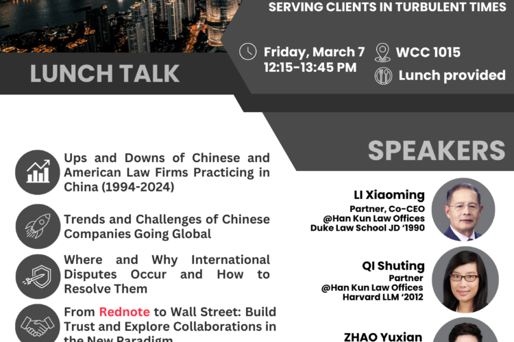 Image thumbnail for Chinese Companies Going Global — Lunch Talk with Chinese Law Firm Han Kun