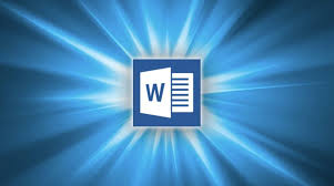 Microsoft Word Icon atop starburst