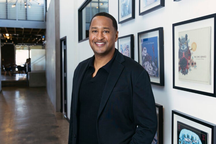 Kirkland Alexander Lynch at his office.