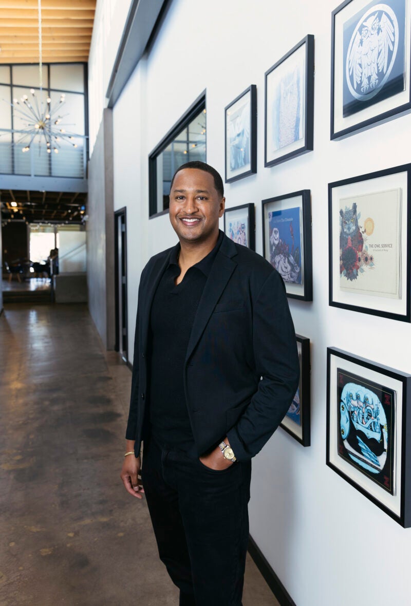 Kirkland Alexander Lynch at his office.