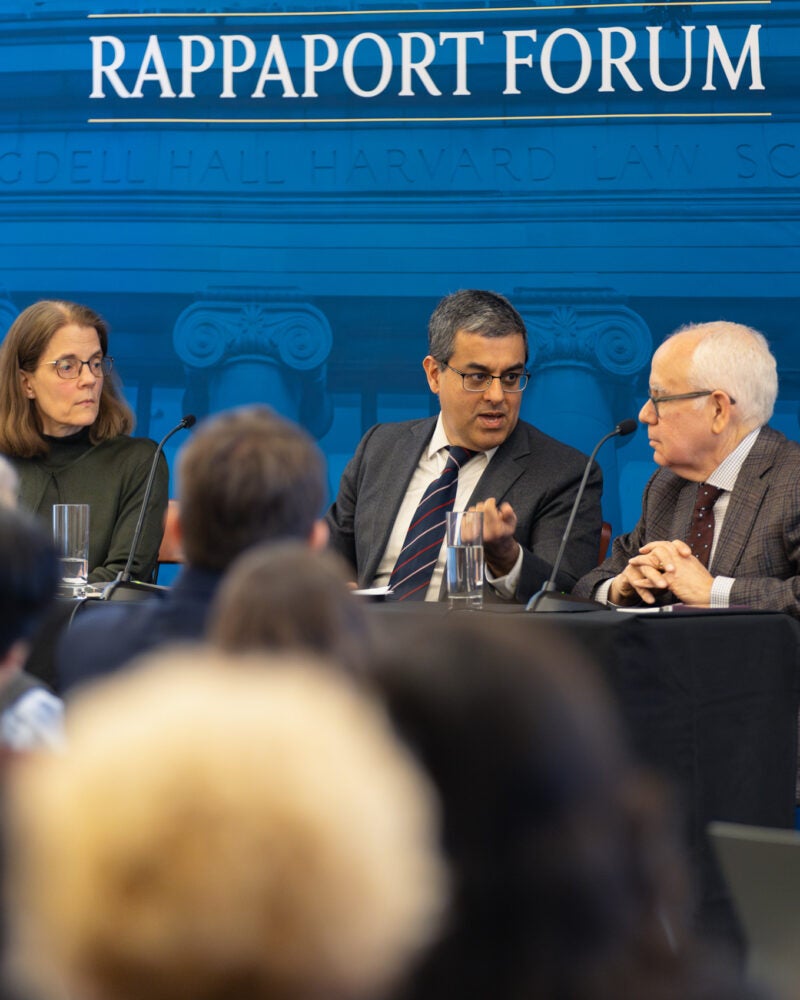 Susan Davies, Aditya Bamzai, Peter Shane.