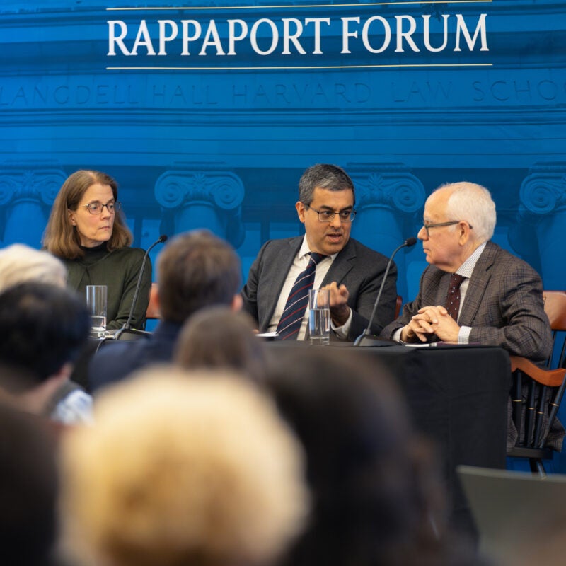 Susan Davies, Aditya Bamzai, Peter Shane.