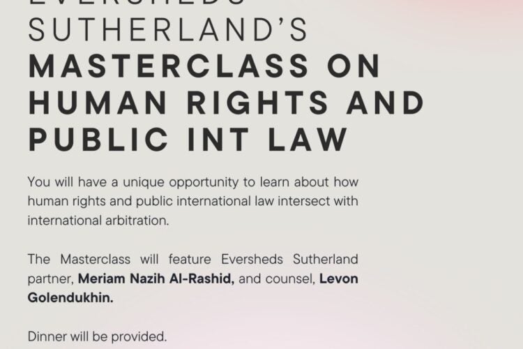 Image thumbnail for HIALSA – Eversheds Sutherland’s Masterclass on Human Rights and Public International Law