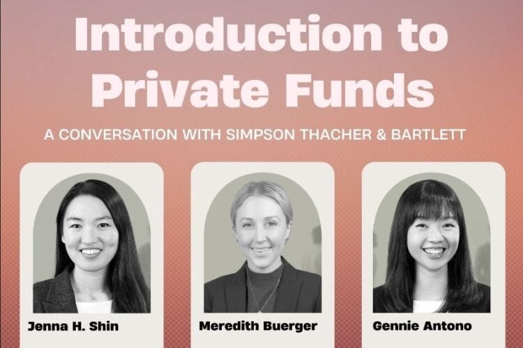 Introduction to Private Funds with three headshots