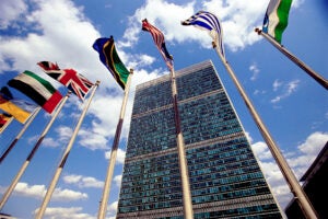 United Nations headquarters in New York.