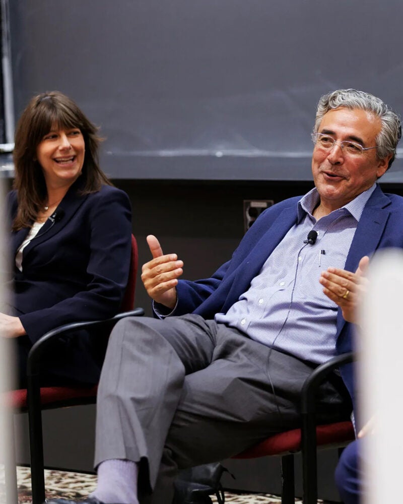 Former solicitors general Elizabeth Prelogar, Noel Francisco, and Neal Katyal.