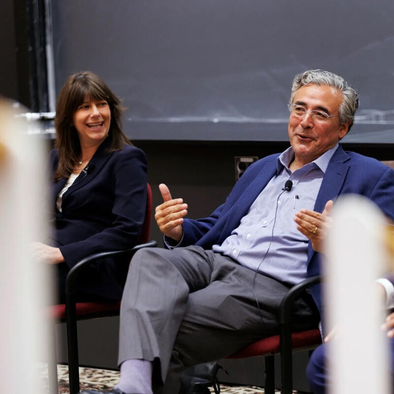 Former solicitors general Elizabeth Prelogar, Noel Francisco, and Neal Katyal.