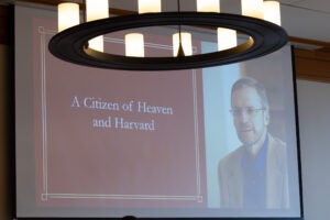 Slide with a photo of William Stuntz that reads 