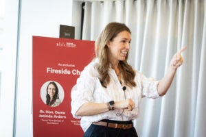 Jacinda Ardern.