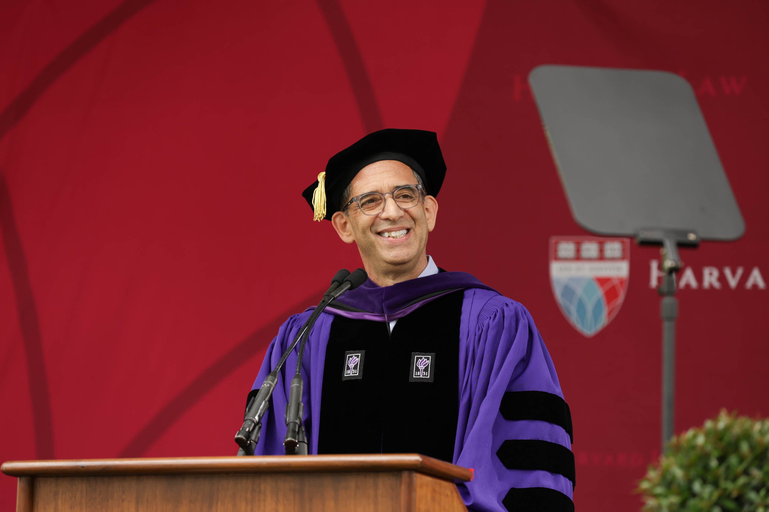 Featured image for Harvard Law School’s Dean John Goldberg celebrates the Class of 2025 article
