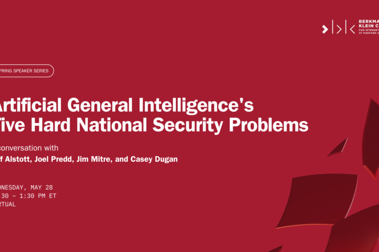 Image thumbnail for Artificial General Intelligence’s Five Hard National Security Problems