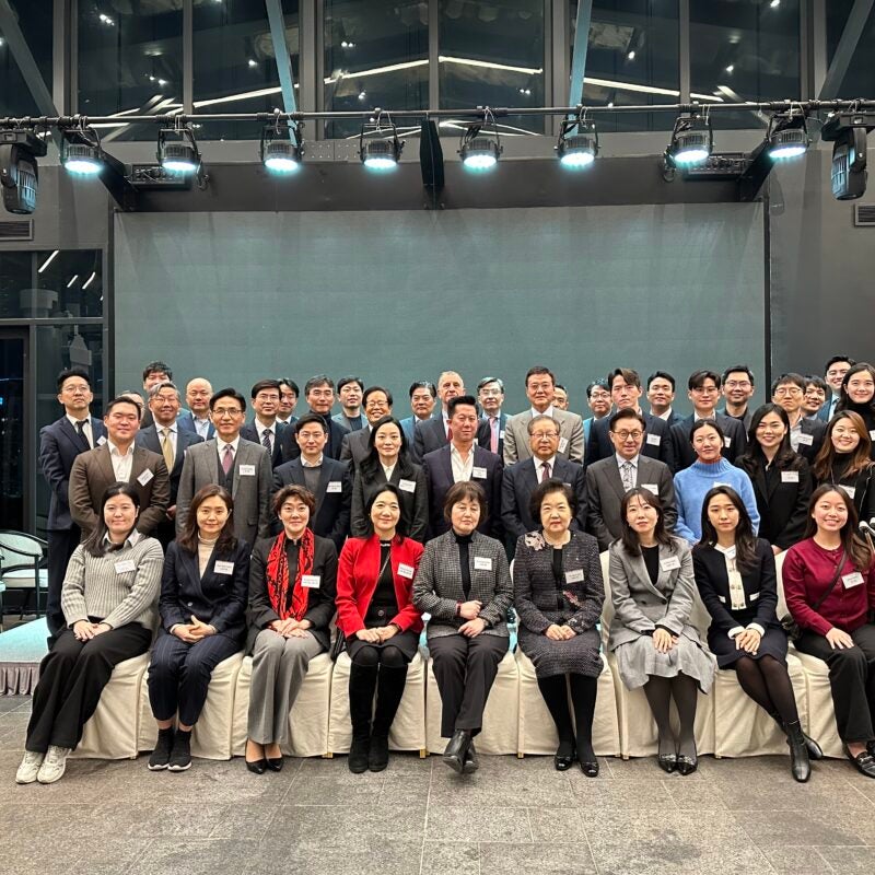 Members of the HLSA of Korea posing for a group photo.