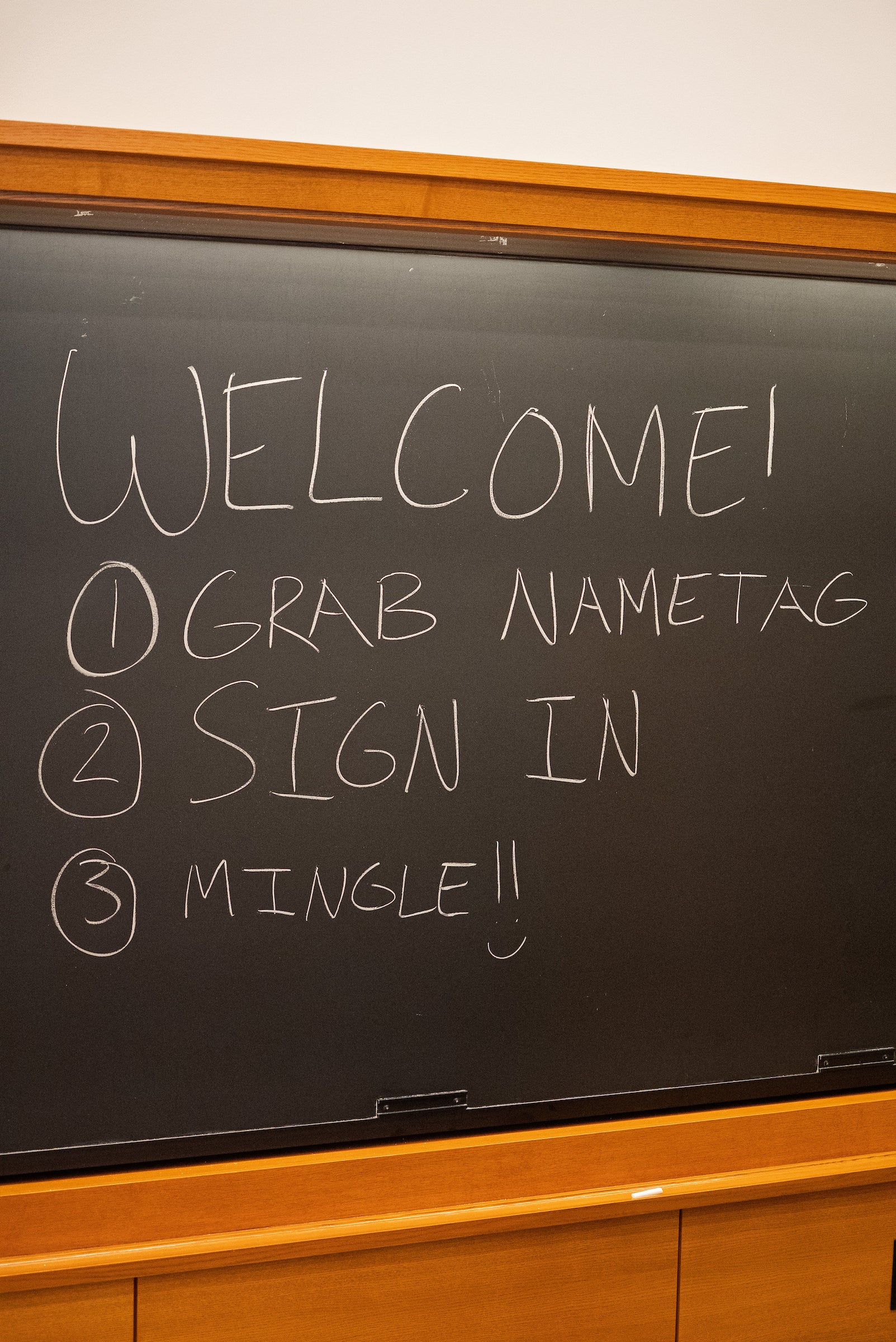 A close up of the words 