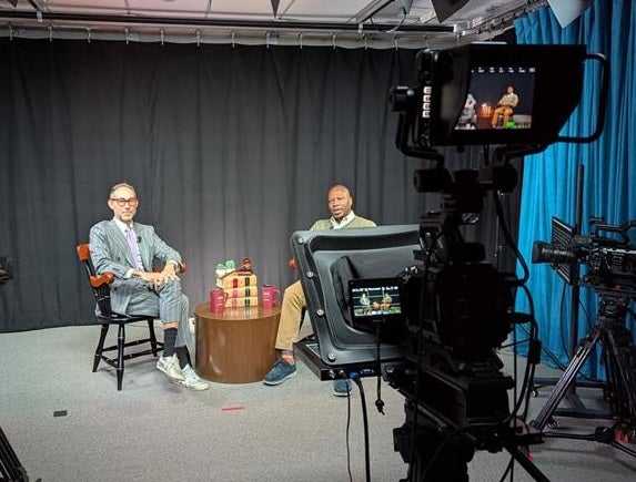 Glenn Cohen and Guy-Uriel Charles in the LXI studio.