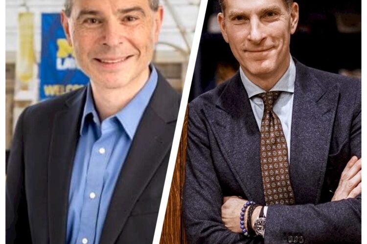 Head shots of Law Professors Richard Primus and Noah Feldman