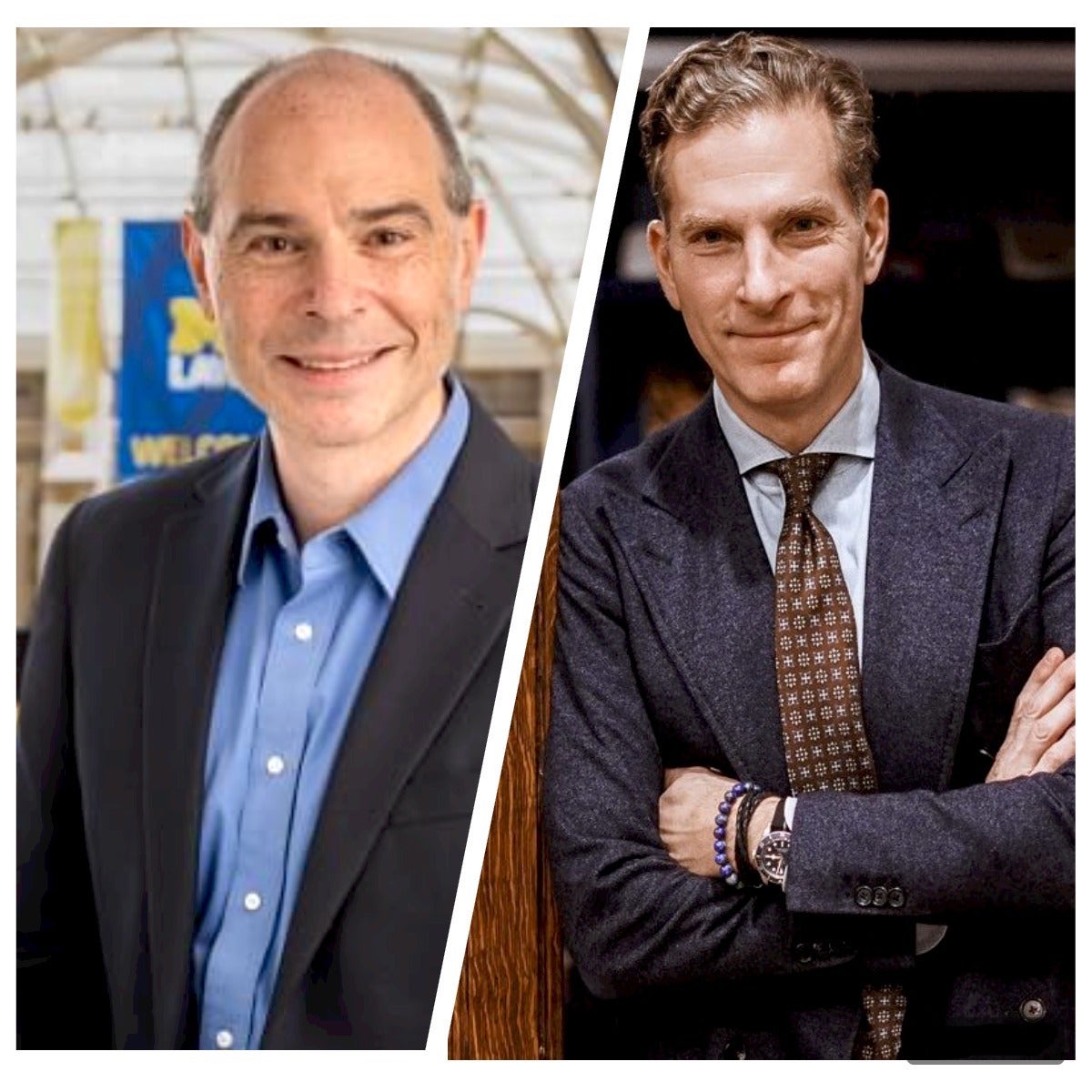 Head shots of Law Professors Richard Primus and Noah Feldman