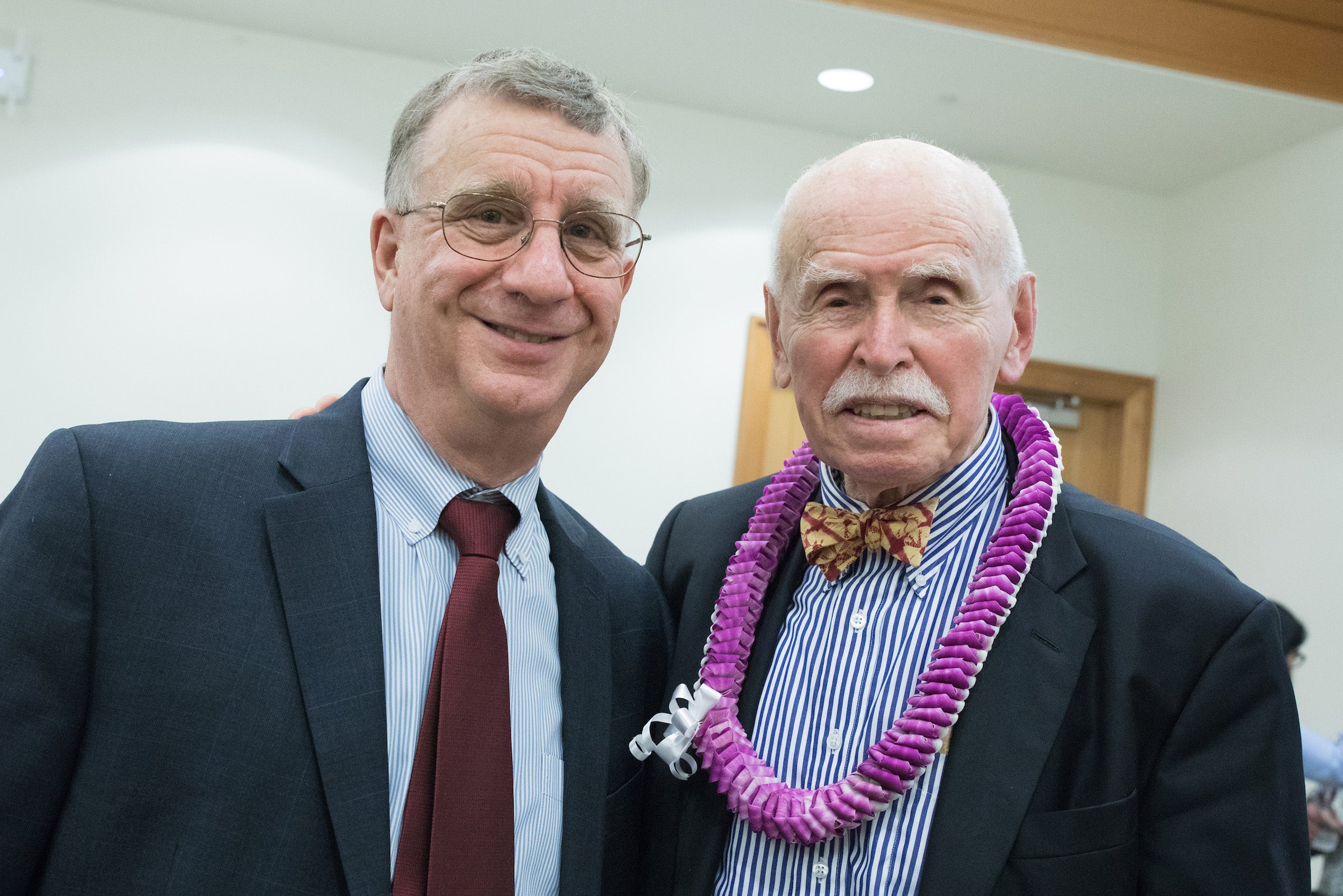 Professor William Alford ’77 and Jerome A. Cohen