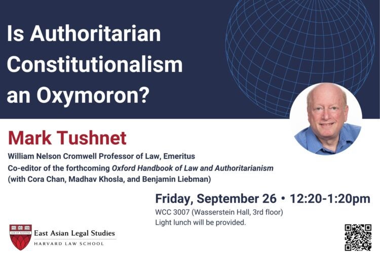 Image thumbnail for Is Authoritarian Constitutionalism an Oxymoron?