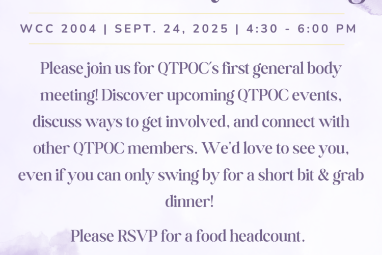 Image thumbnail for HLS QTPOC General Body Meeting
