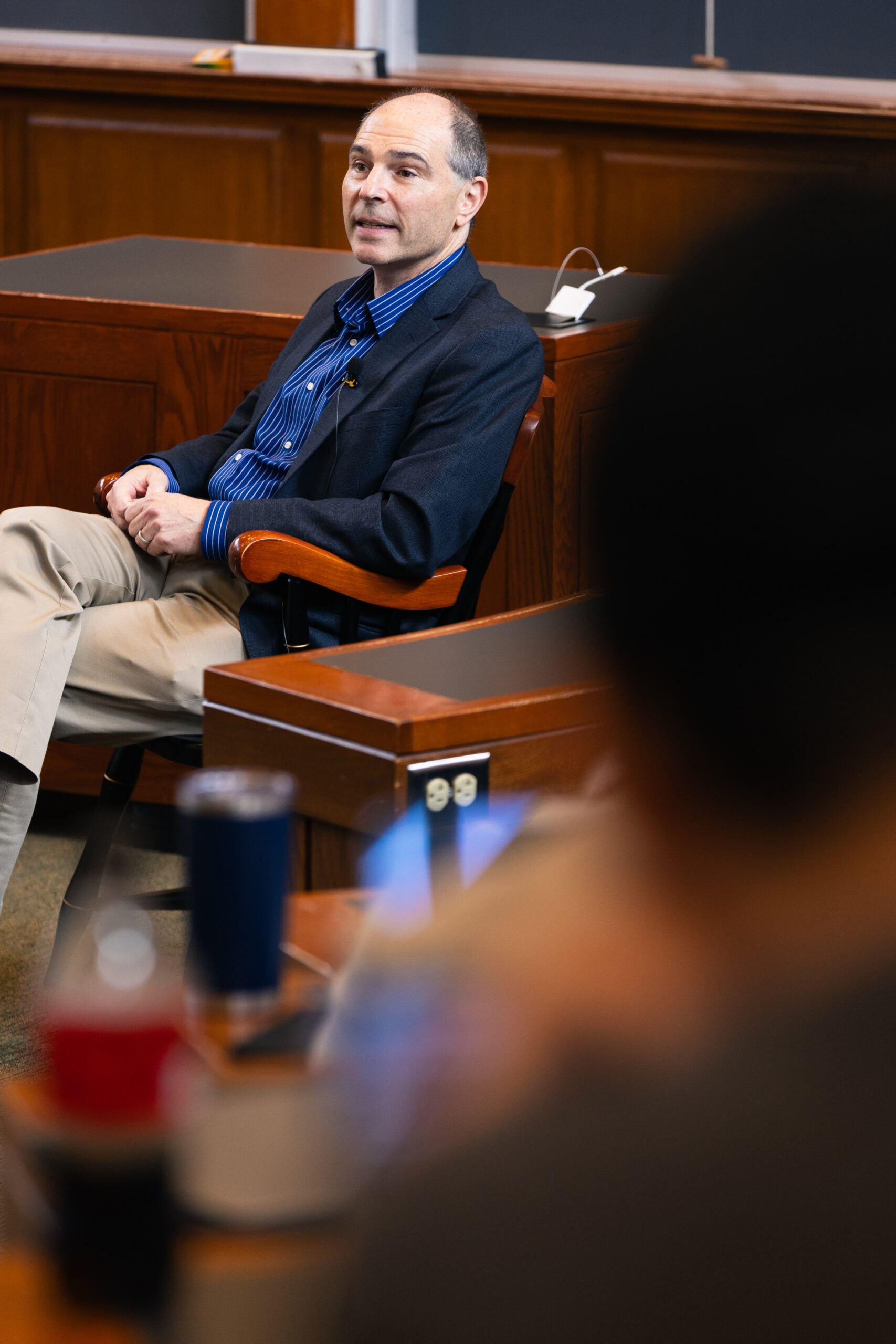 Richard Primus speaking to students at HLS Beyond event.