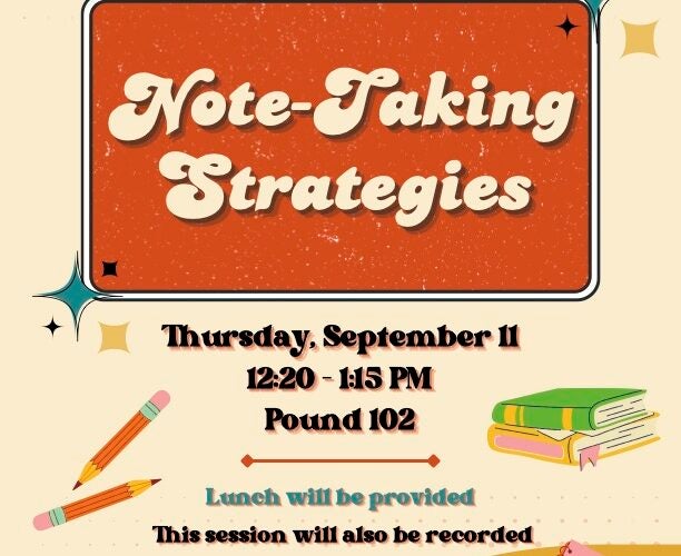 Image thumbnail for BSA x ARC Note-Taking Strategies Panel
