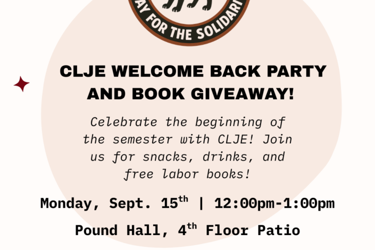 Image thumbnail for CLJE Welcome Back Party and Book Giveaway!