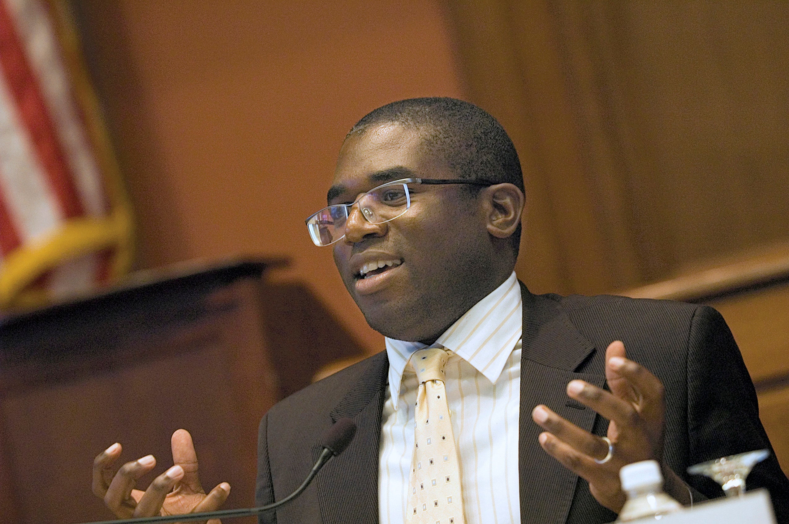 David Lammy speaking.