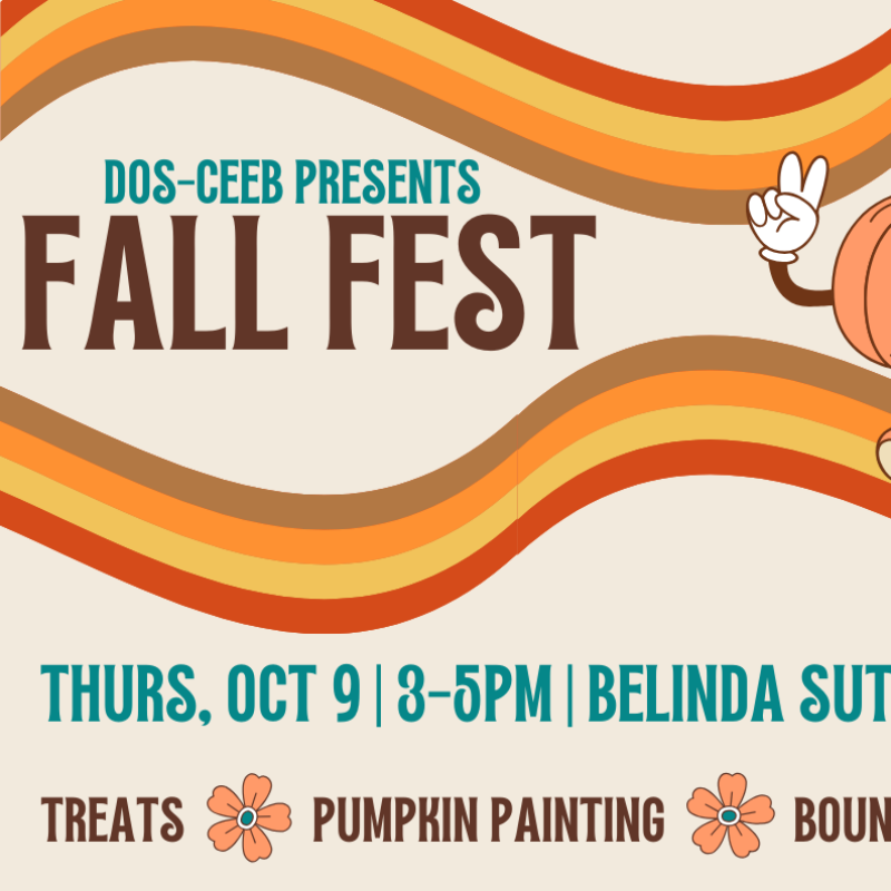 DOS_CEEB presents Fall Fest on Oct. 9 in Belinda Sutton Quadrangle.