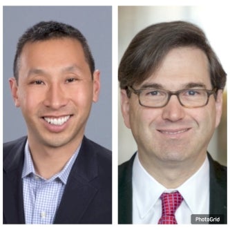 Headshots side by side if HLS Professor Mark Wu and Harvard Economics Professor Jason Furman