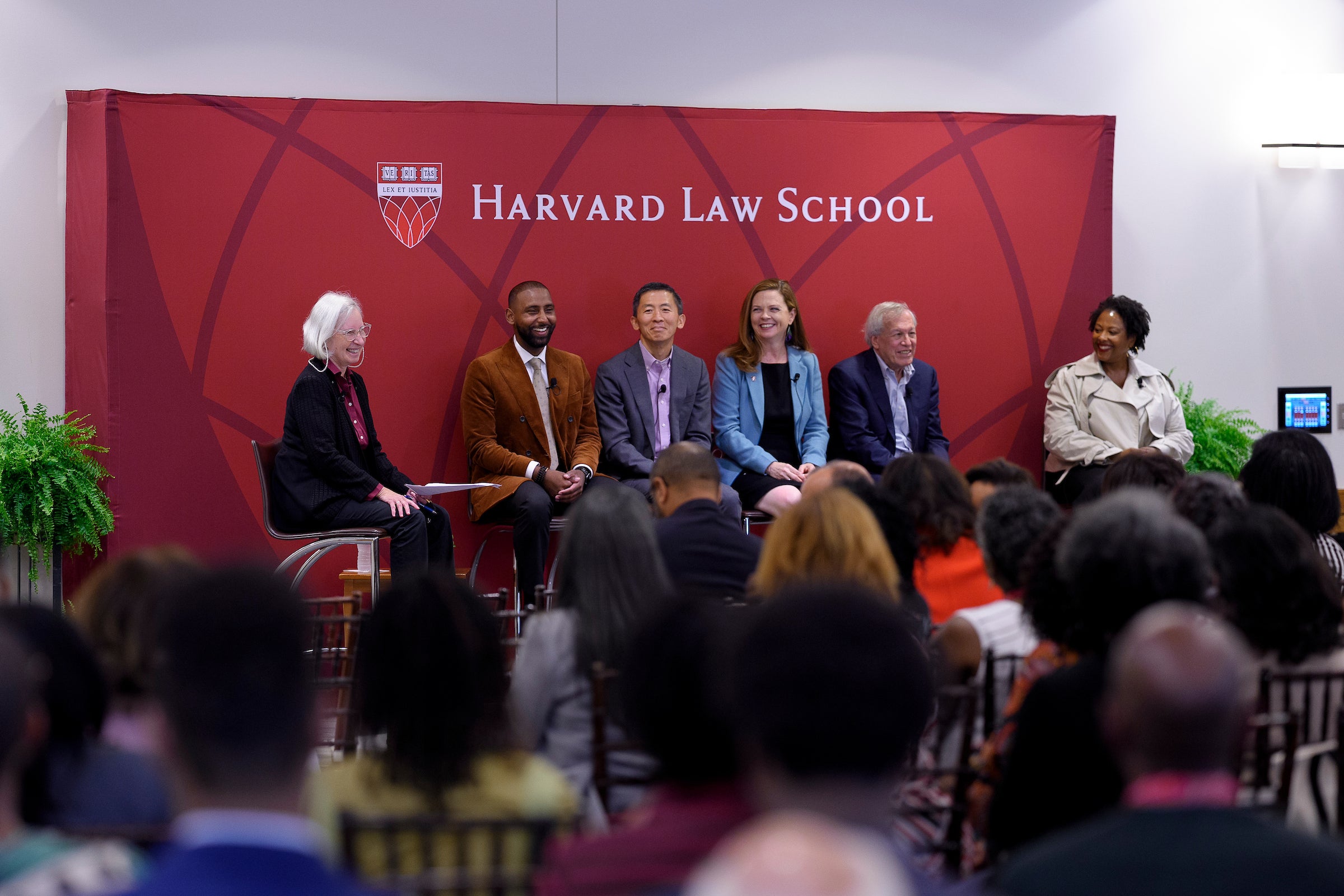 Panelists at an event.