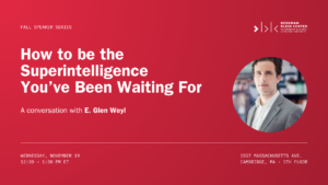 How to be the Superintelligence You’ve Been Waiting For event poster