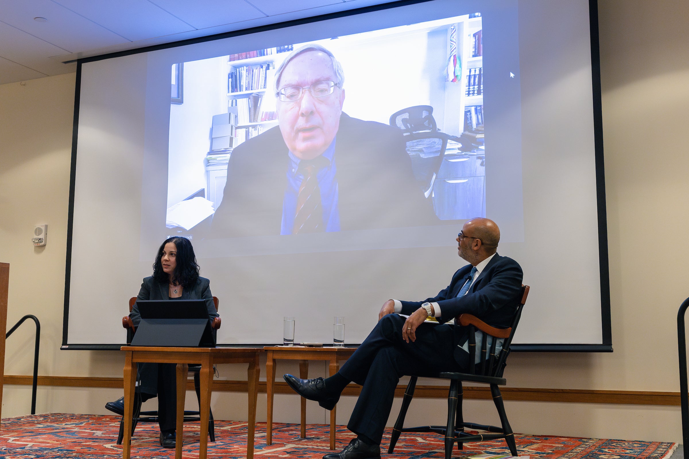 Douglas Laycock via Zoom.