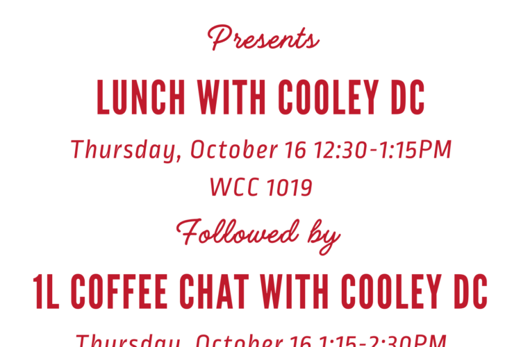 Image thumbnail for Journal on Legislation: 1L Coffee Chat with Cooley DC