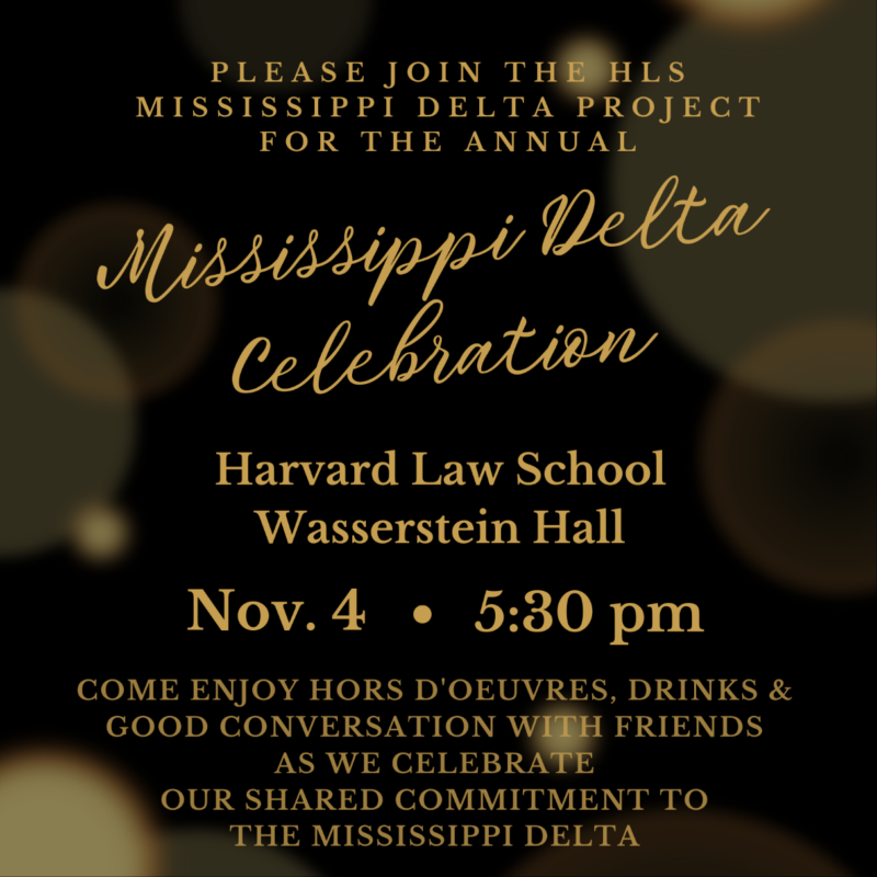 Mississippi Delta Project celebration event invite