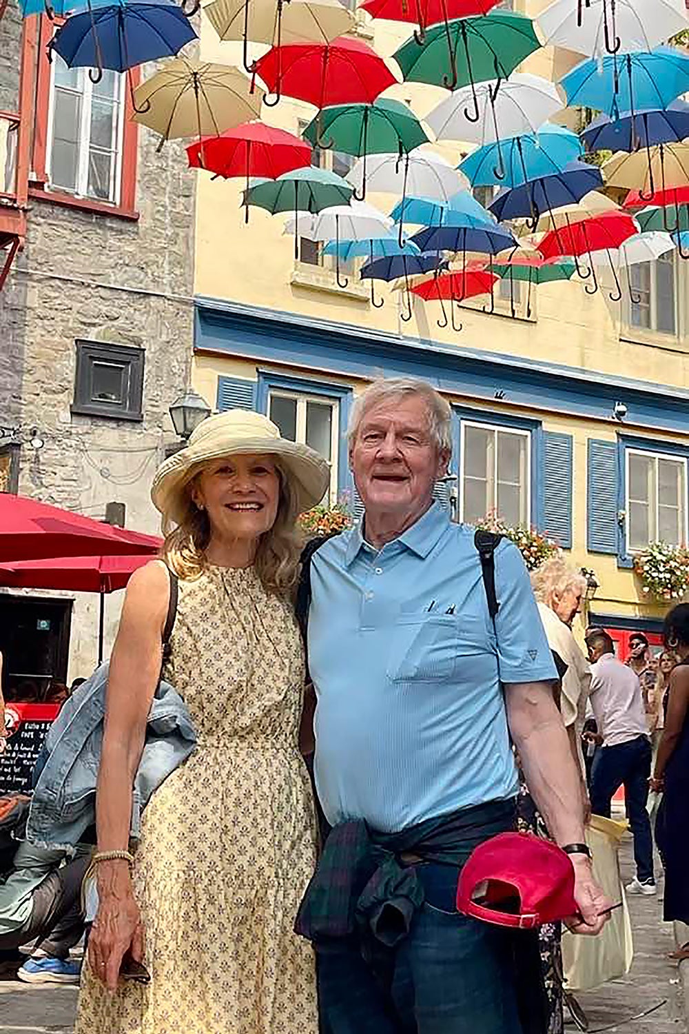 J. Patrick Dowdall and wife in Quebec.