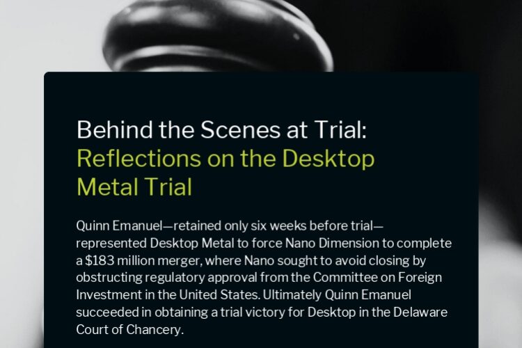 Behind the Scenes at Trial event poster