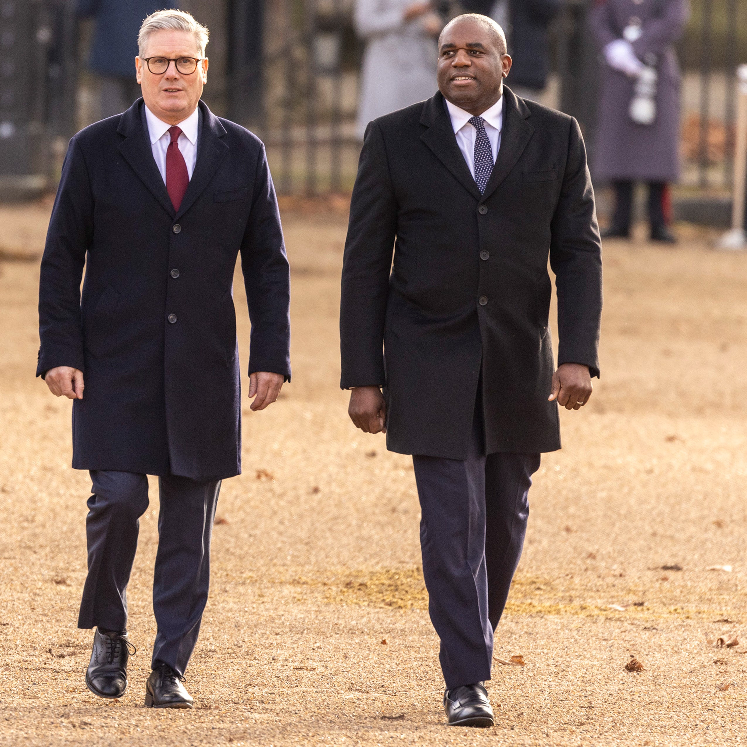 Two men walking