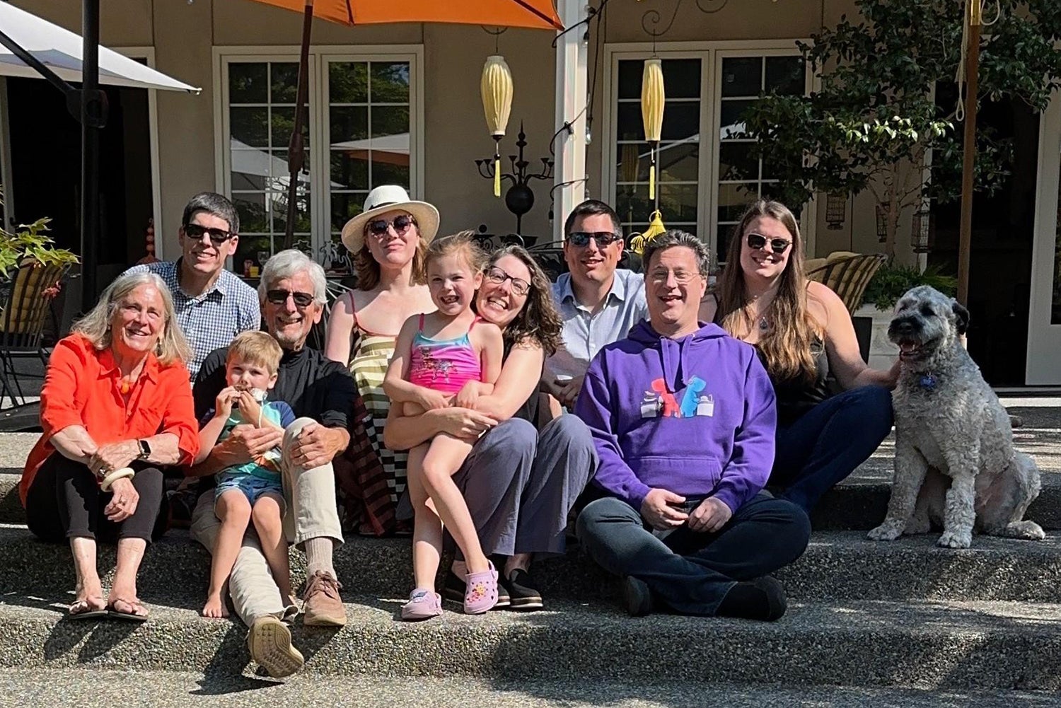 Stephen B. Johnson: Gwen, Steve, kids, spouses, and grandkids.