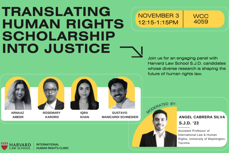 Image thumbnail for Translating Human Rights Scholarship into Justice