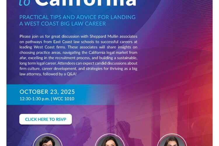Image thumbnail for Cambridge to California: Practical Tips and Advice for Landing a West Coast Big Law Career