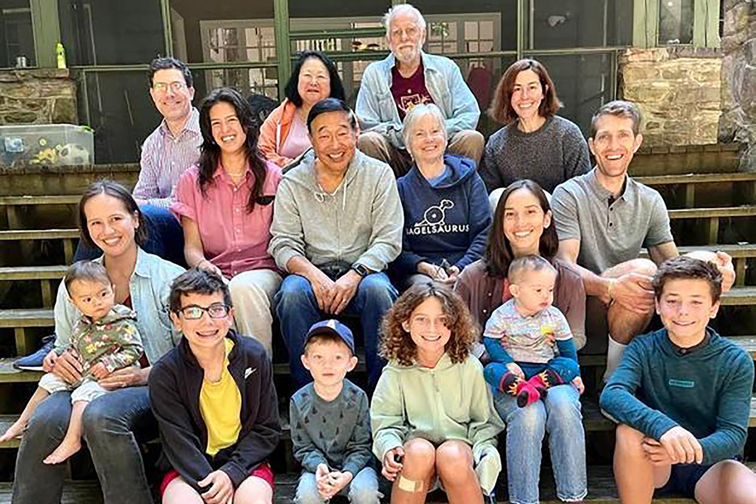 Jan C. Ting: The Ting family on vacation together at Pocono Lake Preserve in 2024