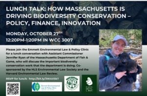 Massachusetts Biodiversity event poster