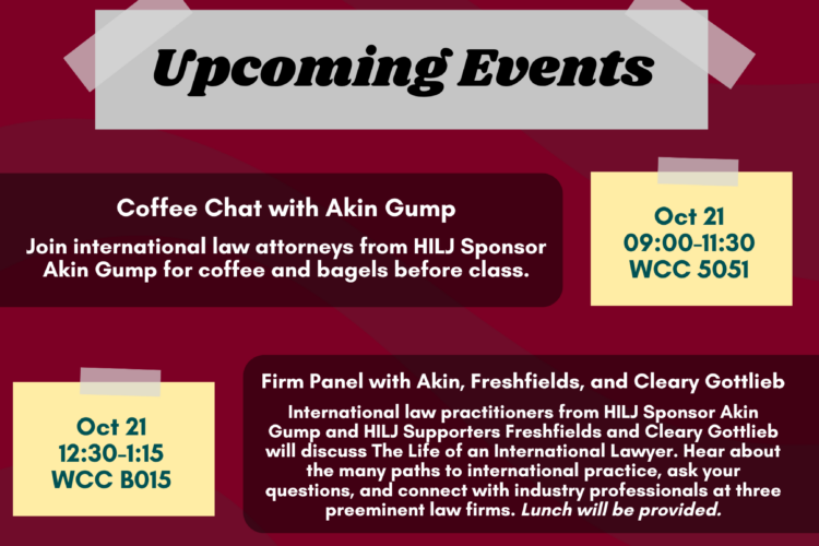 Image thumbnail for HILJ Coffee Chat with Akin Gump