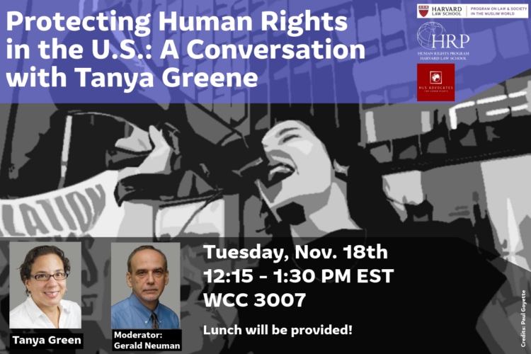 Image thumbnail for Protecting Human Rights in the U.S.: A Conversation with Tanya Greene